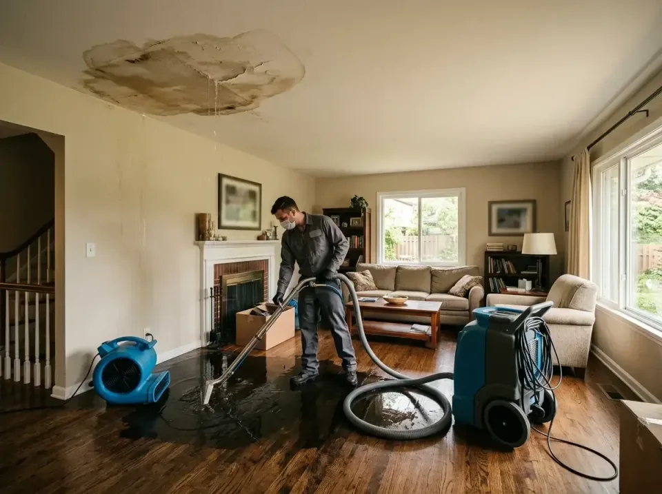 attic-pipe-burst-ceiling-drip-008 — frequently asked questions, Water Damage Restoration & Carpet Care in Cambridge, MN